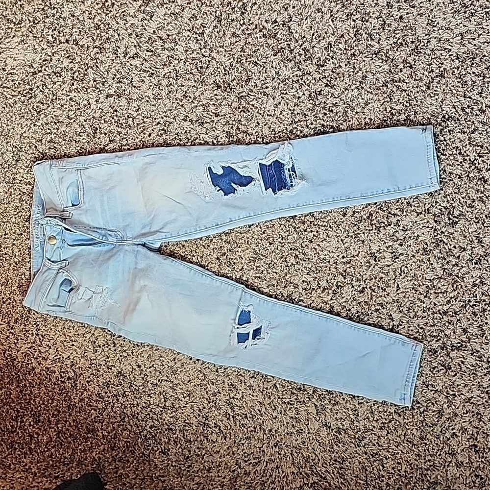 American eagle.high rise jegging crop size 6